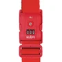 Scape Travel Correa para maleta con combinación E0121 roja